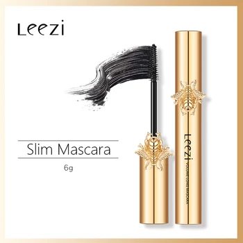 

1pcs Gold Tube Black Mascara Long Lasting Waterproof Thick Vimineous Mascara Eye Lashes Cosmetics TSLM2