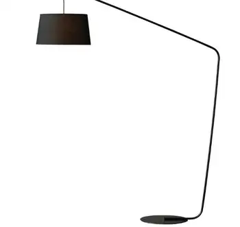 

Nordic Black Fishing Flooring Light Simple Creative Model Room Floor Lamps for Living Room Sofa Bedroom Ground Standing Lamp