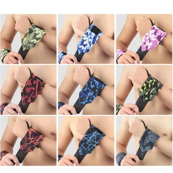 

1 Pcs Camouflage Wrist Band Support Protector Wrapping for Fitness Sport Weightlifting P9