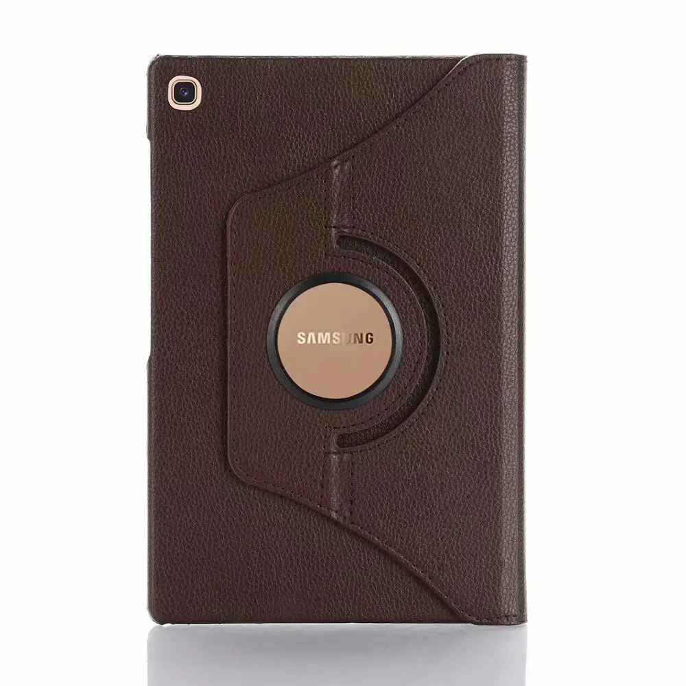 brown 360 Вращающийся Кожаный чехол-подставка для Samsung Galaxy Tab S5e, SM-T725C, SM-T720 10,5 дюймов планшетный ПК - Цвет: brown