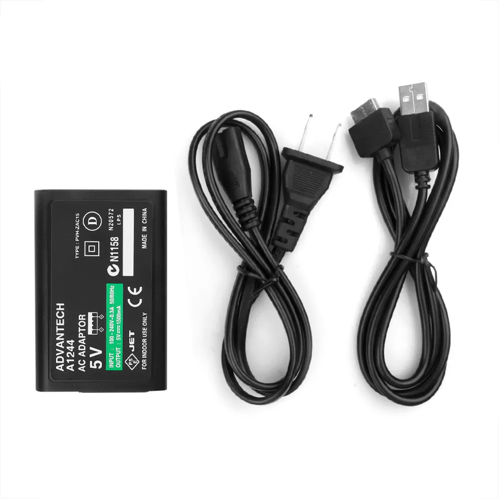 

Home Wall Charger Power Supply AC Adapter USB Data Charging Cable Cord For Sony PlayStation For Psvita PS Vita PSV