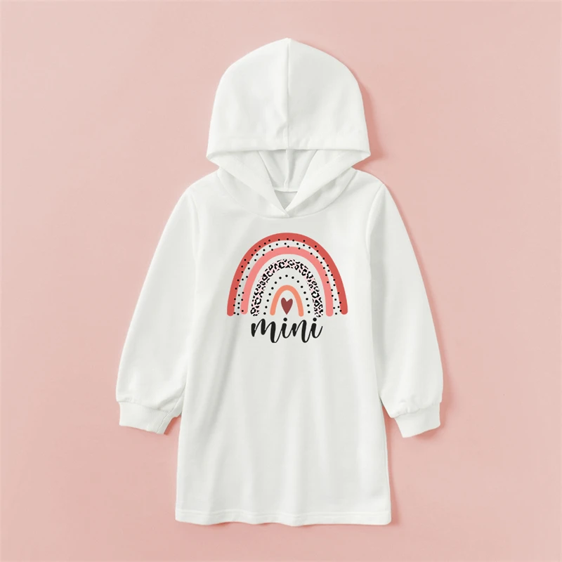 2021 Love Sweaters Autumn Mother Daughter Matching Dresses Family Set Mom Baby Mommy and Me Clothes Women Girls Hoodies Dress 2021 Love Sweaters Autumn Mother Daughter Matching Dresses Family Set Mom Baby Mommy and Me Clothes Women Girls Hoodies Dress