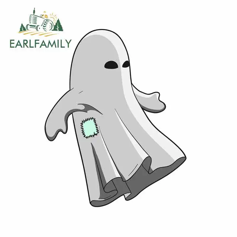 Забавные наклейки для автомобиля EARLFAMILY 13 см х 10 3 с изображением белого