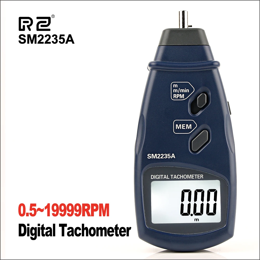RZ Tachometer Digital Laser Tachometer Rpm Auto Electronic Speedometer