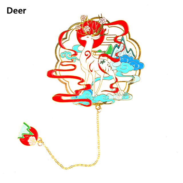 Models Retro Metal Tassel Bookmark Chinese Style Creative Leaf Vein Hollow Book Markers Copper Book Holder Stationery Supply