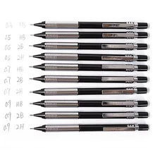 Metal Automatic Pencil 0.3 0.5 0.7 0.9mm Replaceable Pencil Core 2B HB 2H Lead Office School Writing Stationery Supplies