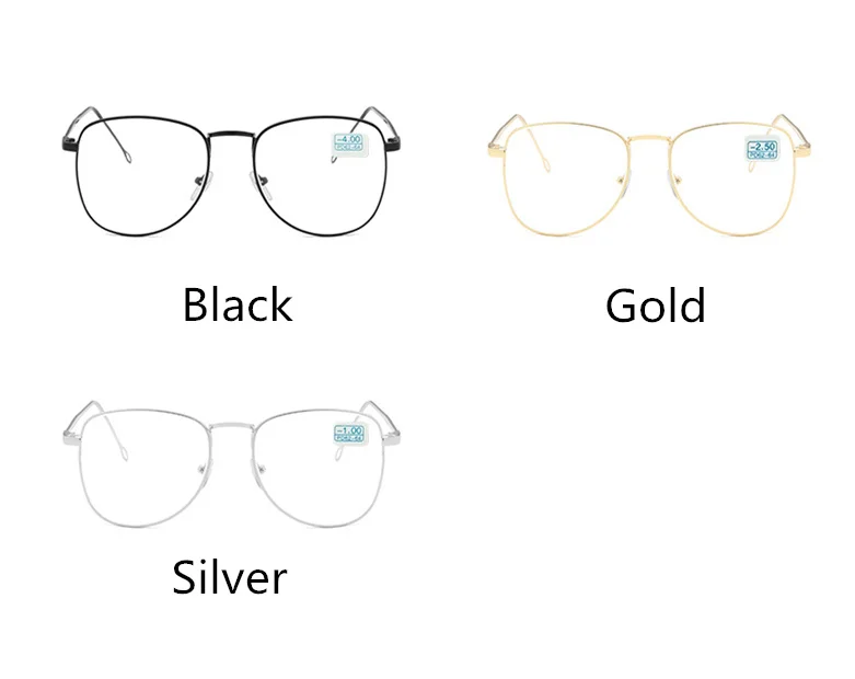 YOOSKE Finished Myopia Glasses Women Men Nearsighted Eyewear Sutdents Short-sight Glasses-1.0-1.5-2.0-2.5-3.0-3.5-4.0