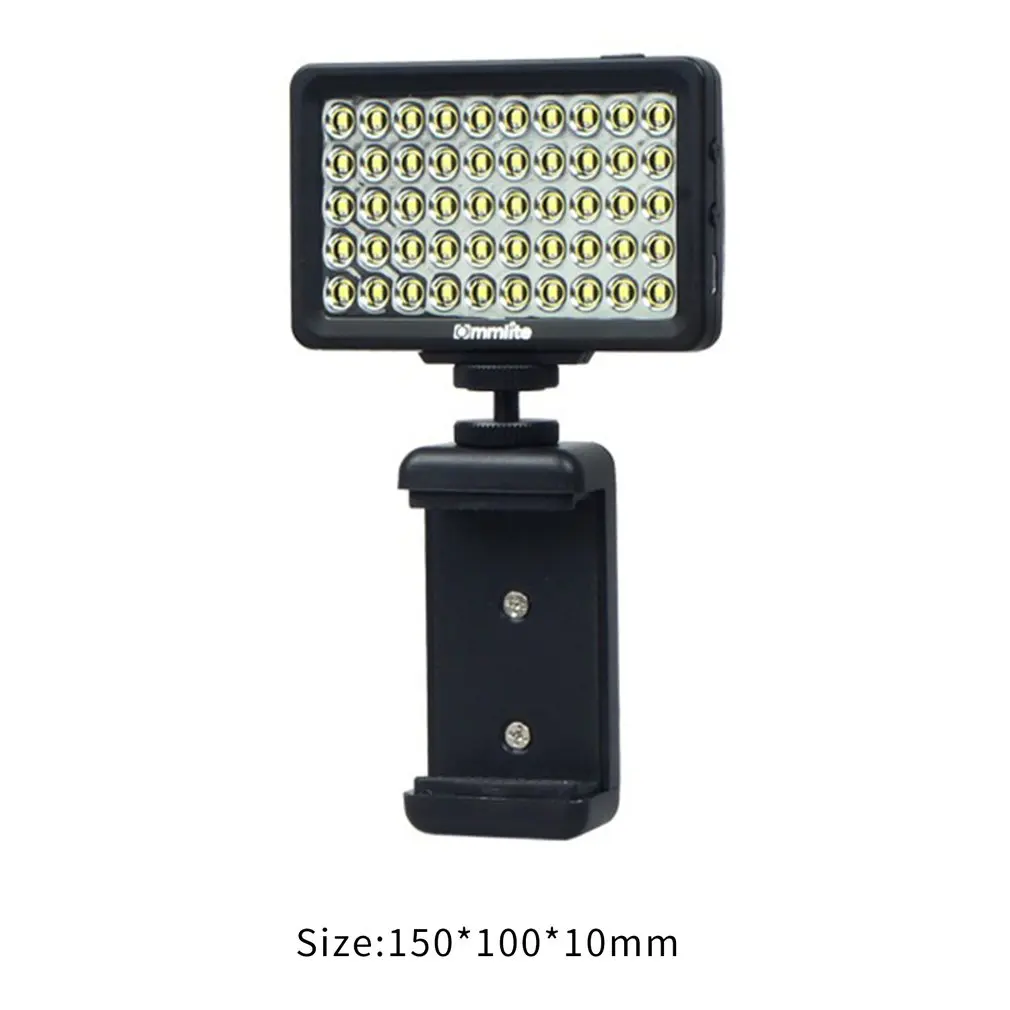 Multifunctional Ultra-thin Mini Rechargable 50LED Photo Camera Lamp LED Video Light Lamp Photo Studio Wedding Party CM-L50II