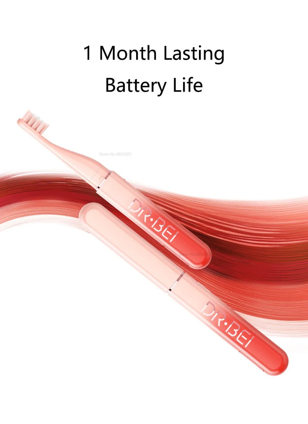 Xiaomi Dr. Bei Sonic электрическая зубная щетка Q3 IPX7 Водонепроницаемая 45 г Ультралегкая портативная дорожная коробка Автоматическая Чистка зубная щетка Новинка