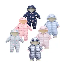 Combinaison d'hiver pour bébé fille et garçon, manteau épais en velours, salopette, vêtements pour nouveau nés 