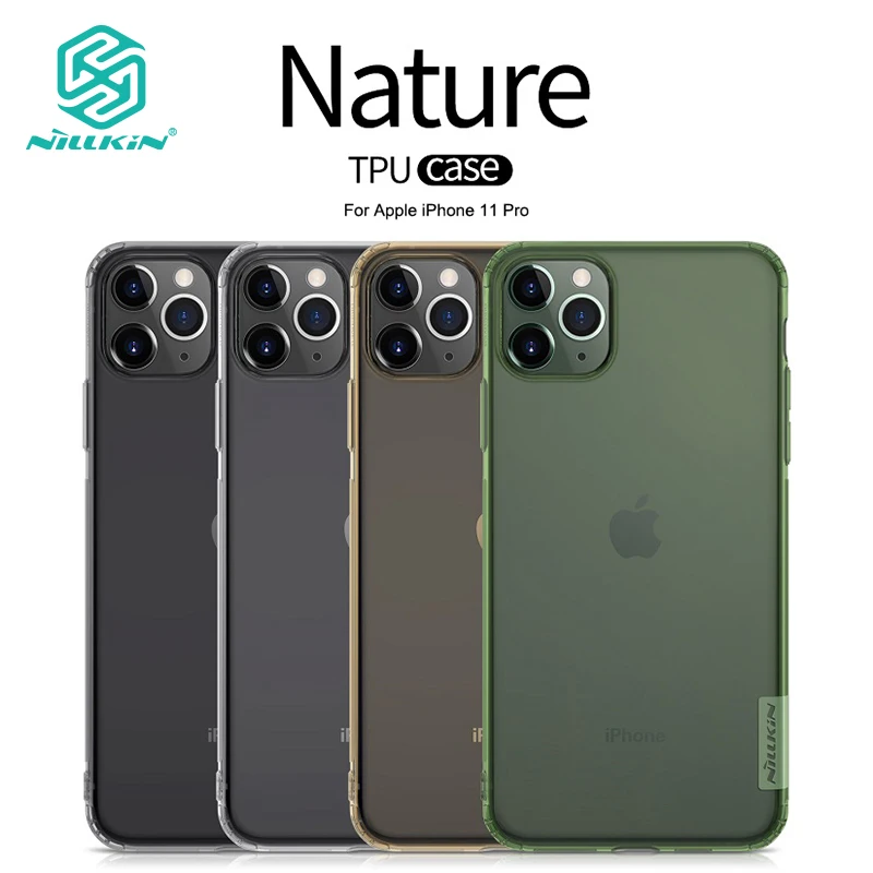 Nillkin for iPhone 11 Pro Max Case Nature TPU Cases Ultra Thin Back Cover Soft Shell |