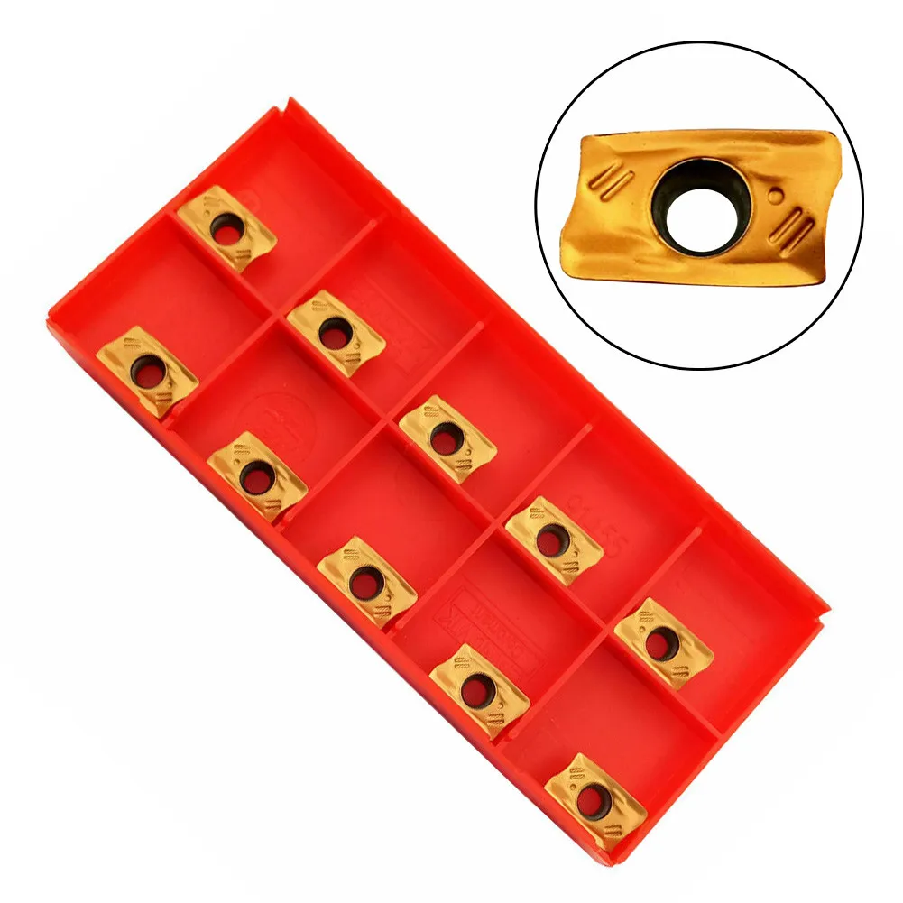 

10pcs Blade R390-11T308M-PM 1025 Carbide Inserts Cutting Tool High Grip Strength Metalworking