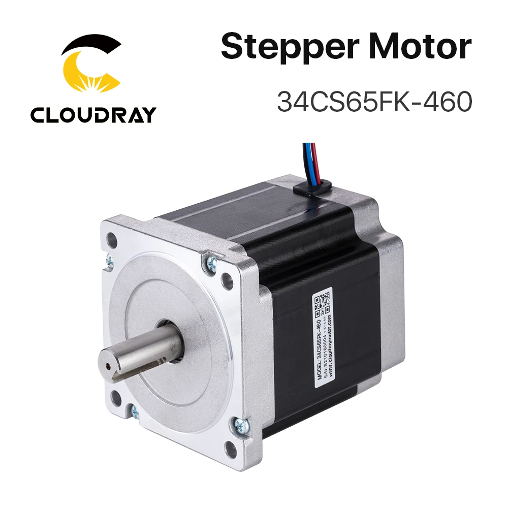 Nema 34 Stepper Motor 6.5N.m 4.6A key and tap 86mm Stepper Motor 4-lead  Cable for CNC engraving machine high torque