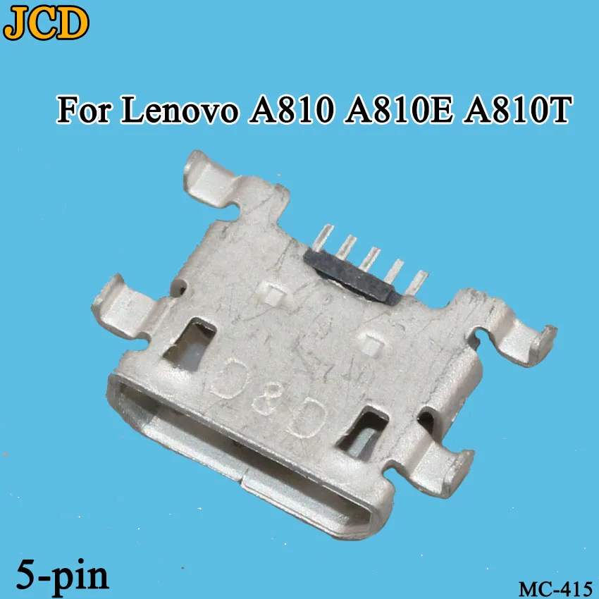 JCD 50 шт./лот Micro Usb разъем для зарядки порт для lenovo A810 A810E A810T зарядная док-станция гнездовой разъем