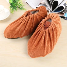 Утолщенные, многоразовые, эластичные, бархатные, противоскользящие, моющиеся, одноцветные, пыленепроницаемые, покрытие для ног