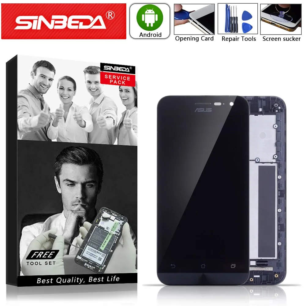 

5.0" Original LCD For ASUS Zenfone 2 ZE500CL Z00D LCD Touch Screen with Frame Digitizer Replacement For ASUS ZE500CL LCD Display