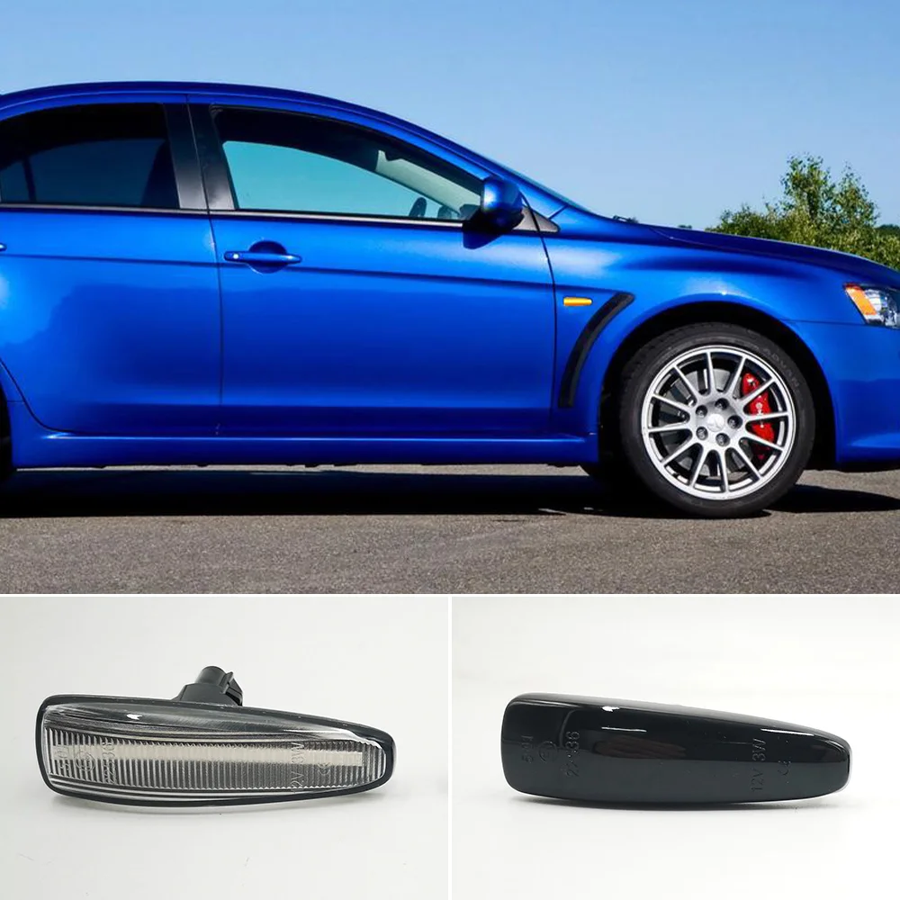 2 шт. Автомобильные Светодиодные поворотники для Mitsubishi Lancer Evolution Evo X Outlander Sport RVR ASX