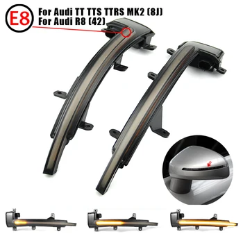 

Side Mirror LED Dynamic Blinker Sequential For Audi TT Mk2 8J TTS R8 2007-2014 Turn Signal Light Indicator 2008 2009 2010 TTRS