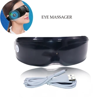

Electric smart eye massager Anti Wrinkles Eye device Fatigue Relieve heate Magnet Therapy massage glasses for eyes