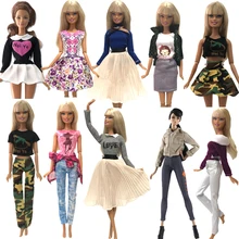 Best Price NK Handmade Outfit Mixed Style Dress Daily Casual Wear Blouse Fashion Pants Skirt Clothes For Barbie Doll Accessories Toy A3 JJ Best Price NK Handmade Outfit Mixed Style Dress Daily Casual Wear Blouse Fashion Pants Skirt Clothes For Barbie Doll Accessories Toy A3 JJ