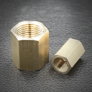 

1 Piece 1/8" 1/4" 3/8" 1/2" Female Thread Brass Pipe Straight Union Connectors Coupler Adapter