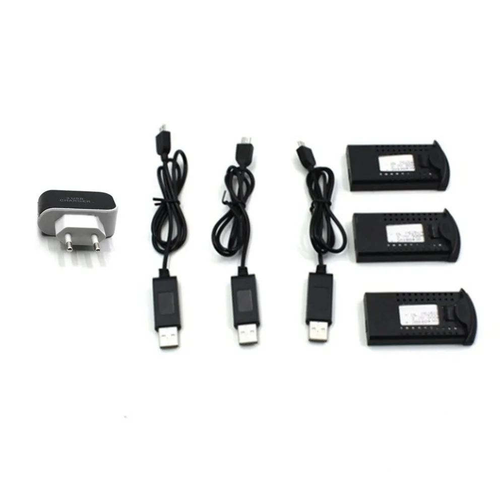 3 шт. 3,7 в 900 мАч батарея с USB кабелем ЕС зарядное устройство перезаряжаемые RC Дрон батарея для SG700DM107S складной самолет