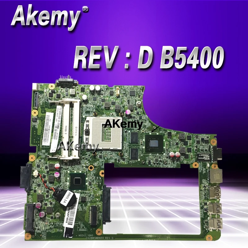

AVAILABLE PROMISED WORKING DA0BM5MB8D0 REV : D LAPTOP MOTHERBOARD FOR LENOVO B5400 NOTEBOOK VIDEO CARD N15V-GM-S-A2