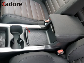 

For Honda CRV CR-V 2017 2018 2019 ABS Matte Front Car Armrest Center Storage Box Glove Cover Trim Interior Accessories Styling