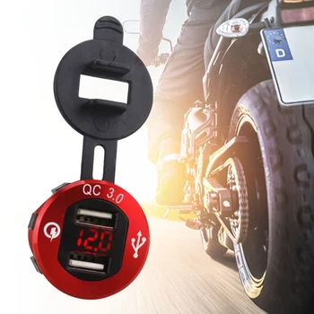 

Quick Charge 3.0 USB Car Charger Auto Fast Alloy Car 2 USB Charging Phone Charger For Xiaomi Mi 9 Huawei P30 Pro