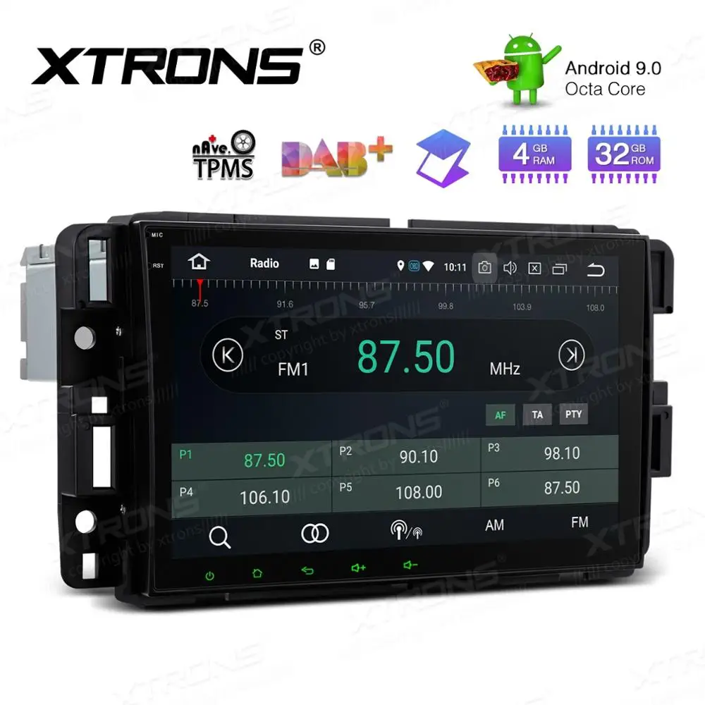 Discount 8" Octa-Core Android 9.0 Pie OS Car Multimedia Navigation GPS Radio for Hummer H2 2008-2009 with Car Play Function Support 1