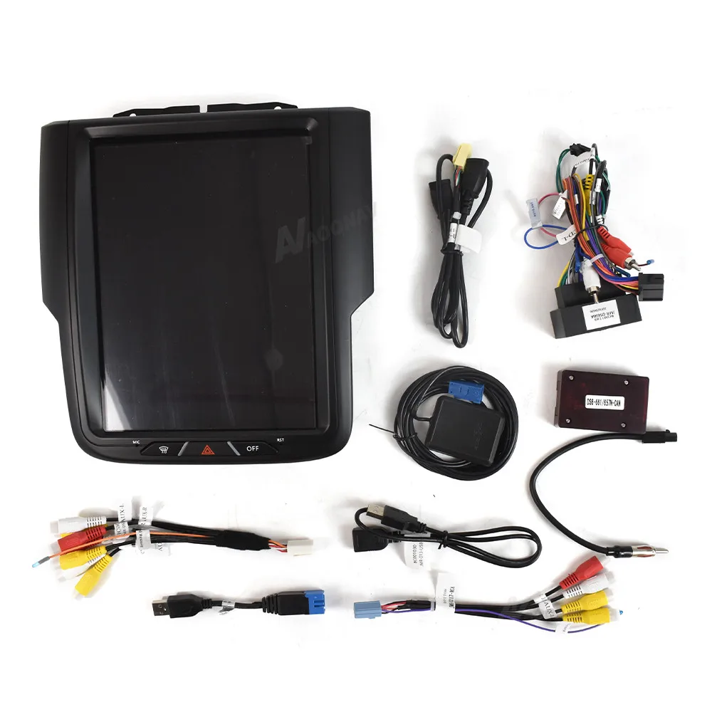 2 din Android Car radio for Dodge RAM Trucks 2013 -2018 car stereo Tesla radio multimedia GPS navigator headunit support carplay