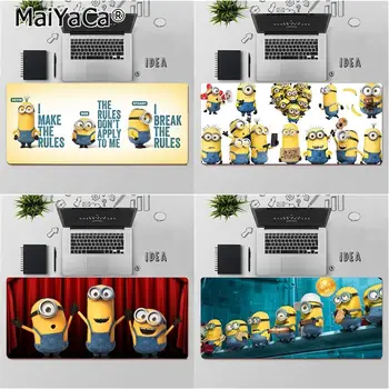 

Maiya Despicable Me Minions Keyboards Mat Rubber Gaming mousepad Desk Mat Free Shipping Large Mouse Pad Keyboards Mat