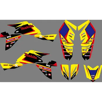 

Full Graphics Decals Stickers Motorcycle Background Custom Number Name 3M Matte For SUZUKI LTZ400 LTZ 400 2009 2010 2011 2012