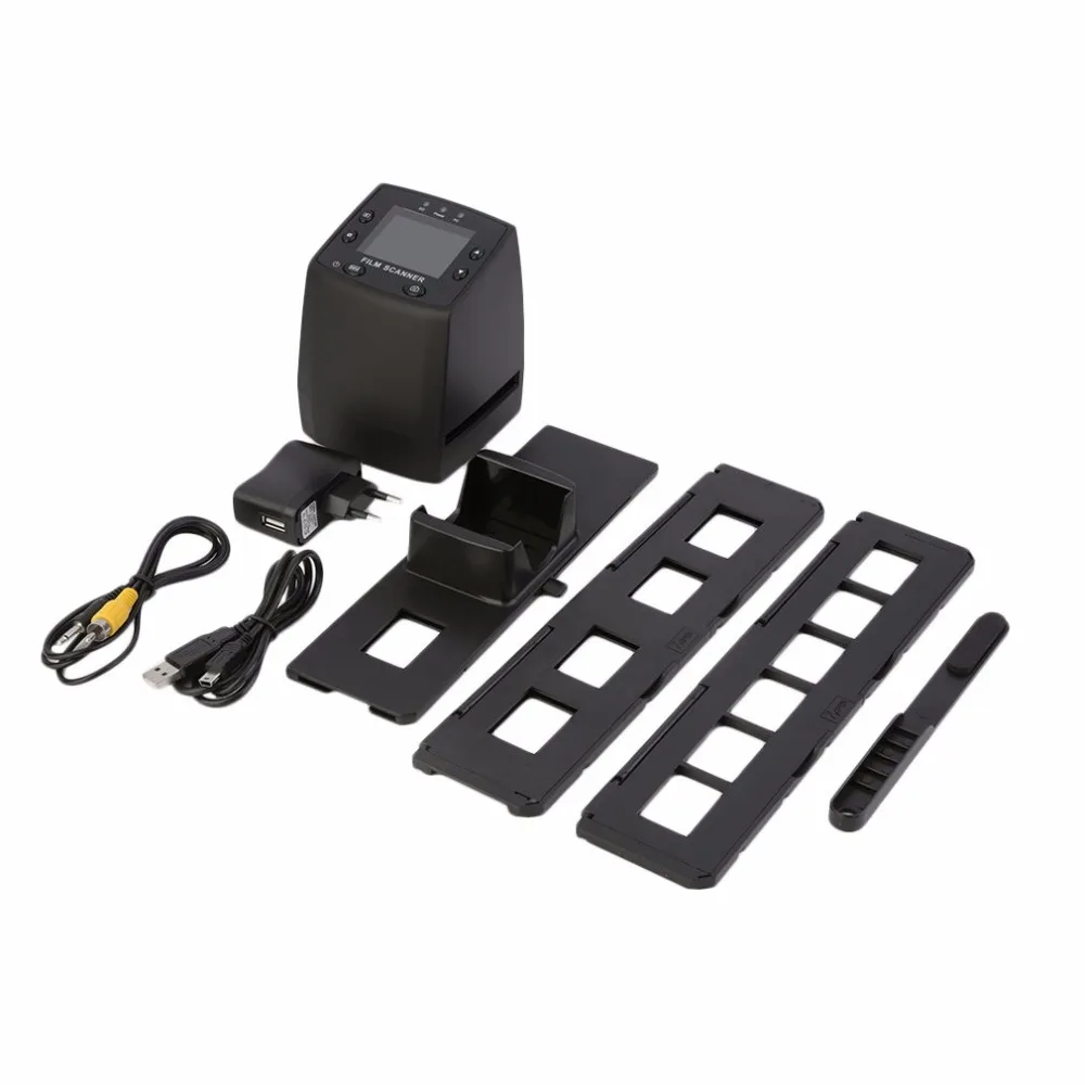 

High Resolution Scanner Digital Converts USB Negatives Slides Photo Scan Portable Digital Film Converter 2.4 Inch LCD