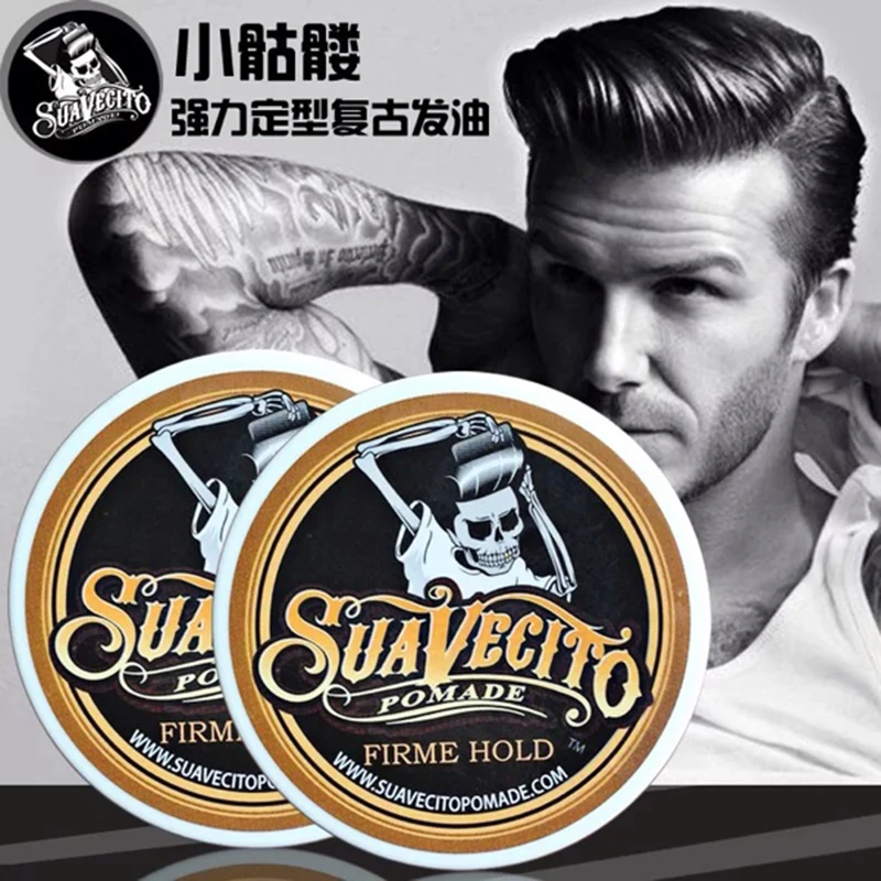 

Suavecito Styling Wax Wax Cream Men's Hair Gel Strong Styling Gray/White Mud Oil Original