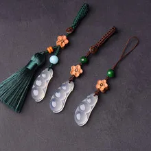 

Natural agate lanyard