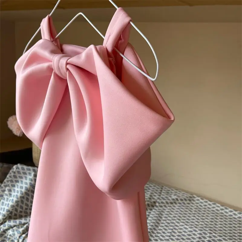 Girls Dress Princess Costume Kids Clothes Summer Dresses For Girls Children Clothing Bow Suspender Dress Summer New Girls Air Cotton Princess Dress Children 1-7Y