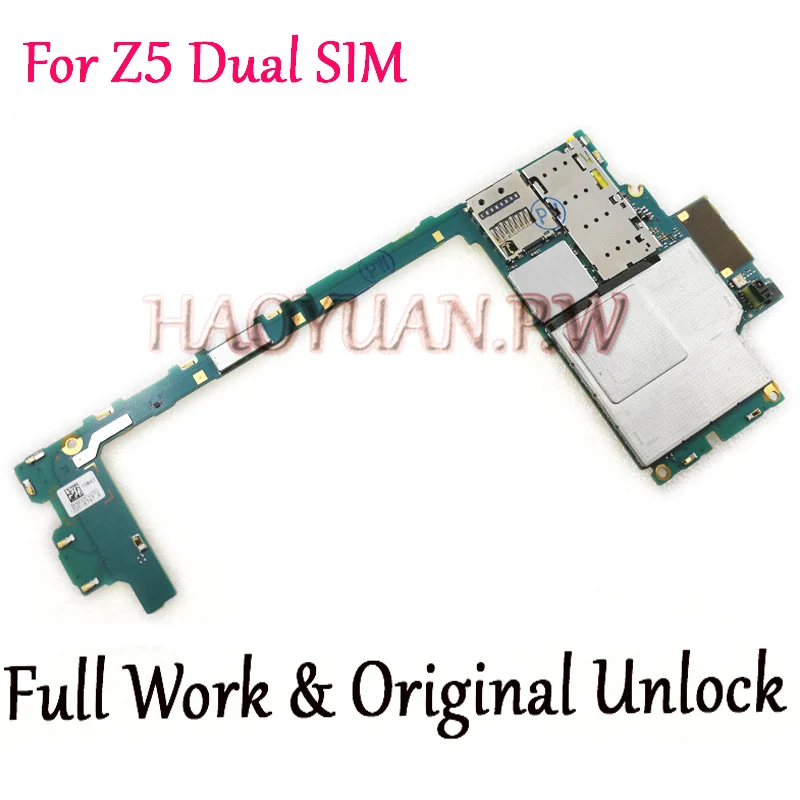 Full Work Original Unlocked Mainboard For Sony Xperia Z5 Dual Sim