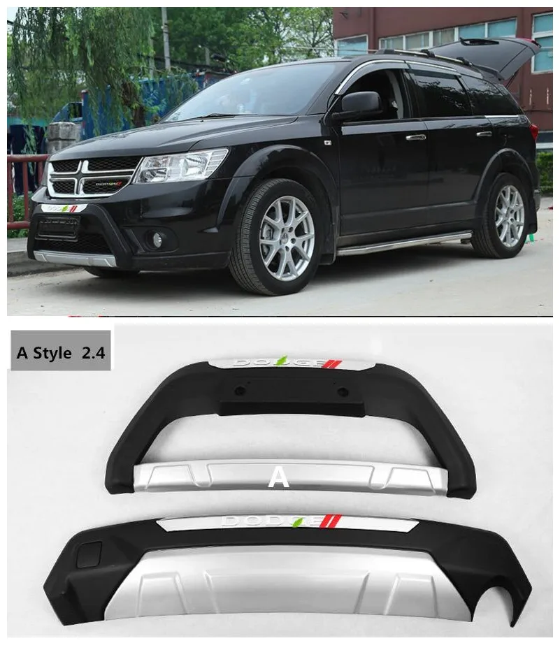 

ABS Car Front+ Rear Bumper Protector Cover Guard Skid Plate Fits For Mitsubishi Outlander 2013.2014.2015
