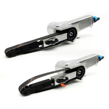 

6pcs Air Belt Sander Pneumatic Sanding Machine Polishing Grinding Power Tools