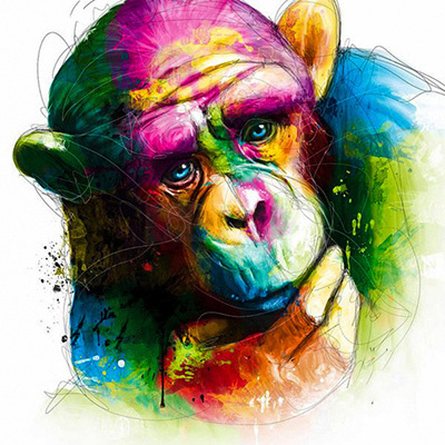 5D Diy Diamond Embroidery Cross Stitch Monkey Diamond Painting Full Square/round Animal Mosaic Home Decoration Gift
