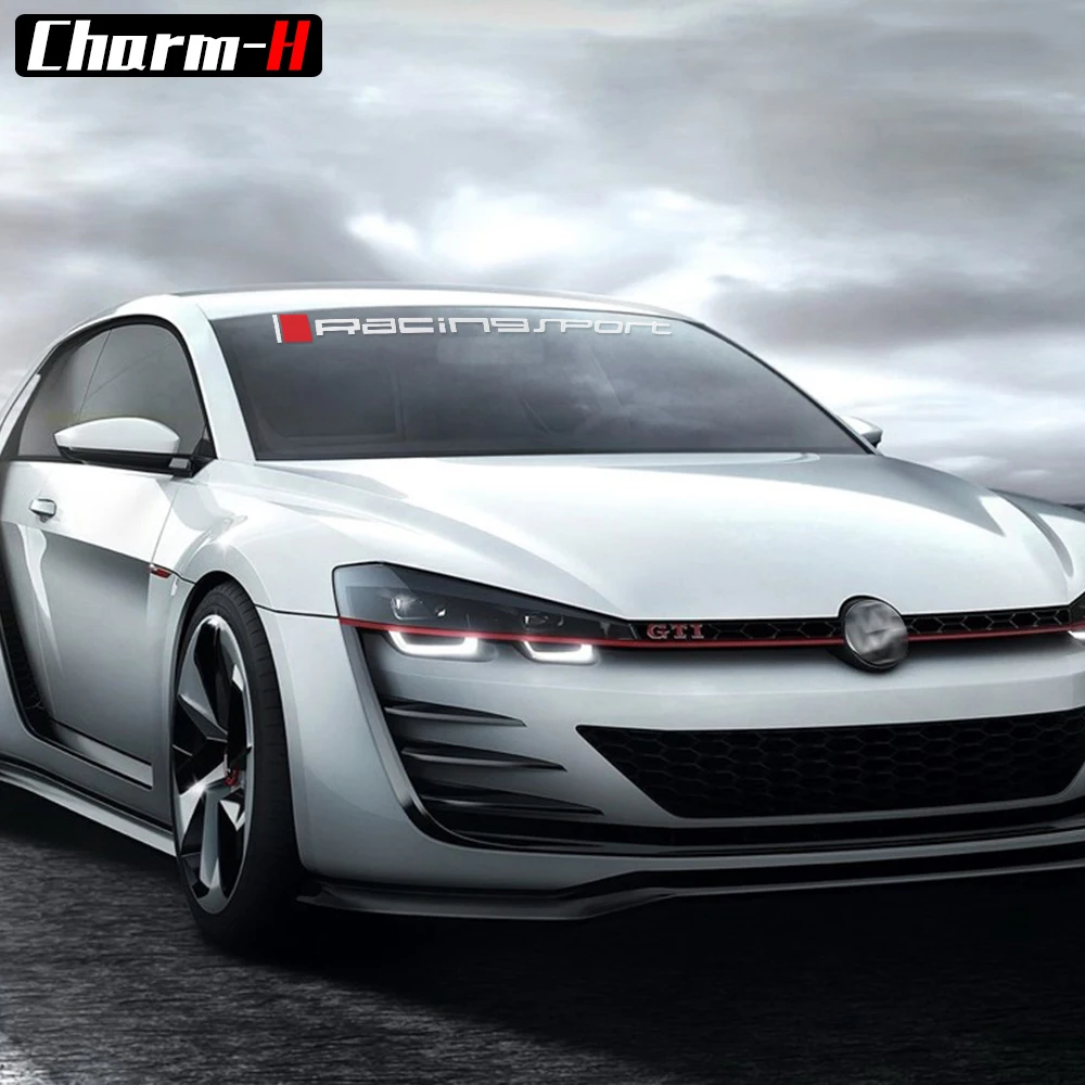 Car Styling Racing Sport Graphic Window Windshield Front Bumper Door Side Decal Sticker for Volkswagen VW Golf  4 5 6 7 MK56 GTI