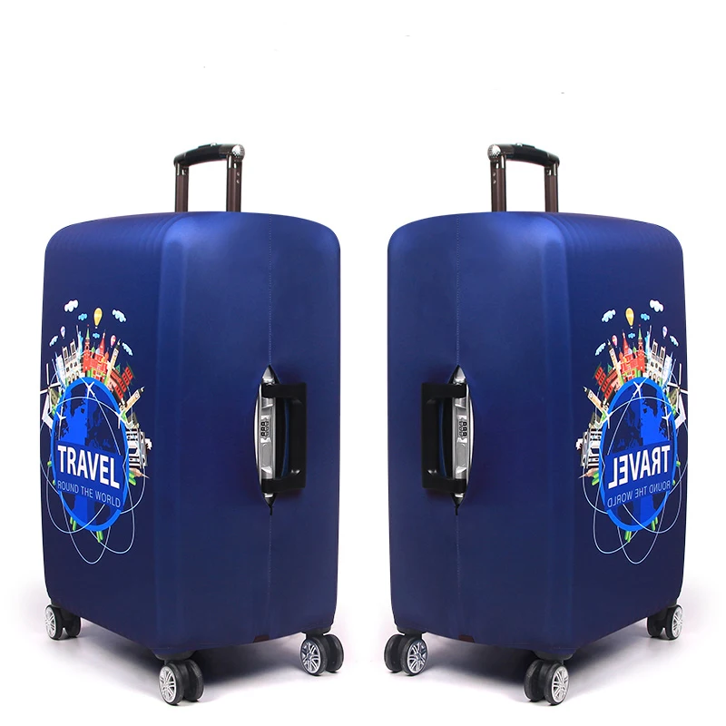 JULY'S SONG Thicken Suitcase Cover For 18-32Inch Suitcase Luggage Protective Cover Travel Trolley Elastic Luggage Cover