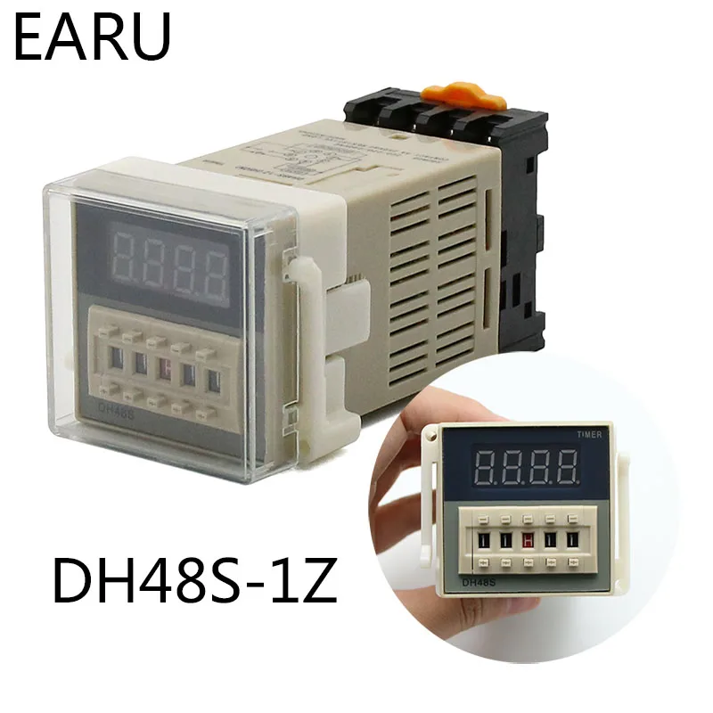 NEW 1pcs 110V DH48S-S Programmable dual control time delay relay 