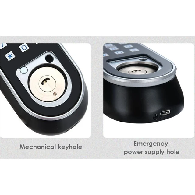 Hide Key Digital Keypad Door Lock Fingerprint Lock Remote Control Lock Keyless Door Lock  Easy install 13.56Mhz IC card 6