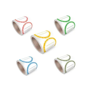 

50mm DIY Party Stickers Round Sticker Labels Blank Self-adhesive Circle Paper Tag Writing Easily 20101101