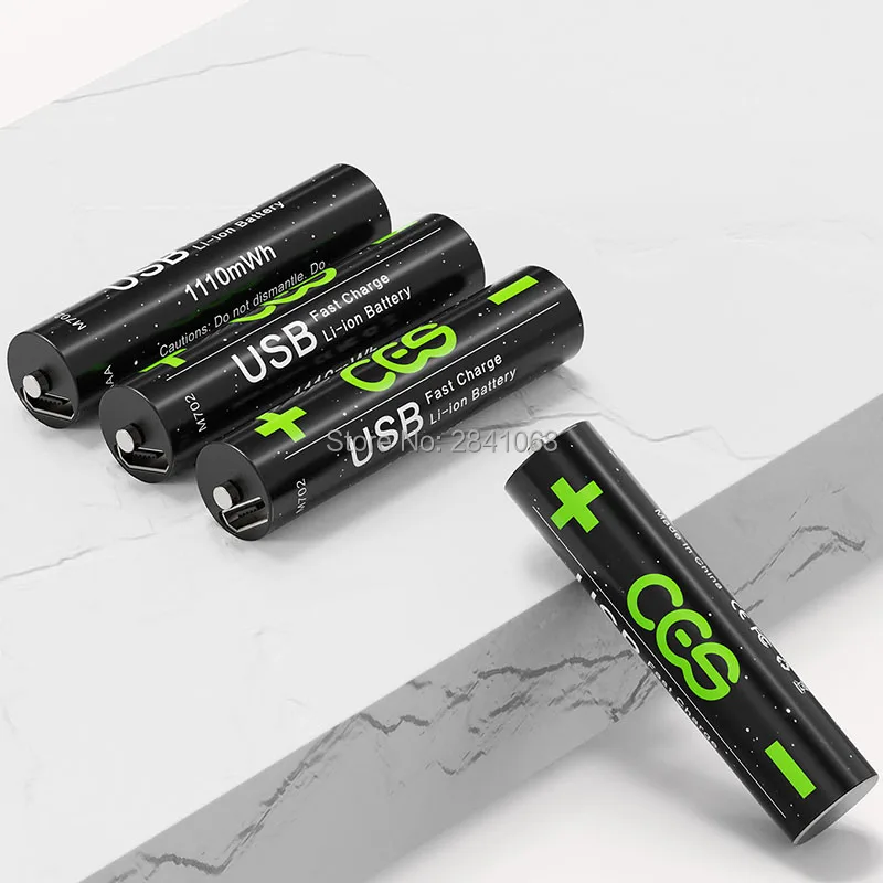 CES AAA 1 5 V 1100mwh USB аккумуляторная батарея Lipo литий полимерная ионная высокой