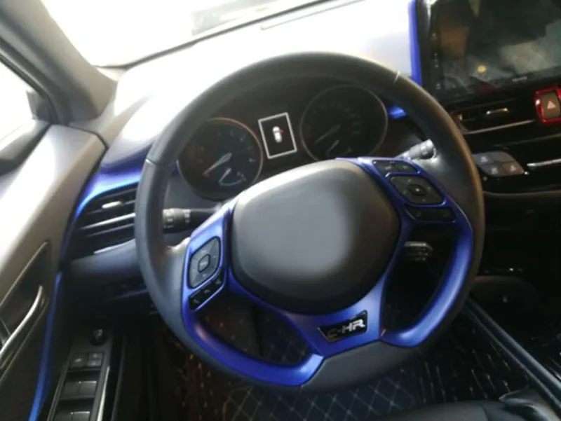 Для Toyota C-HR CHR C HR ABS автомобильные наклейки на руль декоративная крышка автомобильные аксессуары