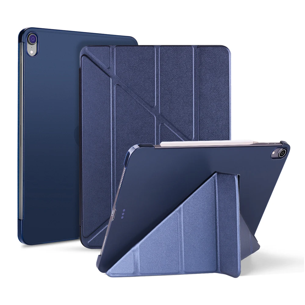Чехол для iPad Pro 11 2018 дюйма простой умный чехол из искусственной кожи книжка с