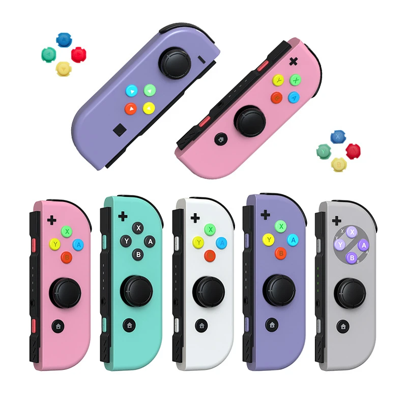 1 Set Diy Nintendo Switch Gamepad ABS Retrofit Replacement Housing Colorful Caps Joypad Cover Switch Joystick Replacement Shell